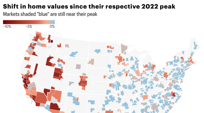 Interactive map: The home price correction (or lack of correction) in America’s 400 largest housing markets interactive-map:-the-home-price-correction-(or-lack-of-correction)-in-america’s-400-largest-housing-markets